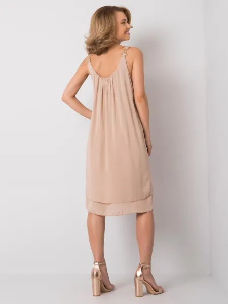 Dress-TW-SK-BI-22002.14-beige