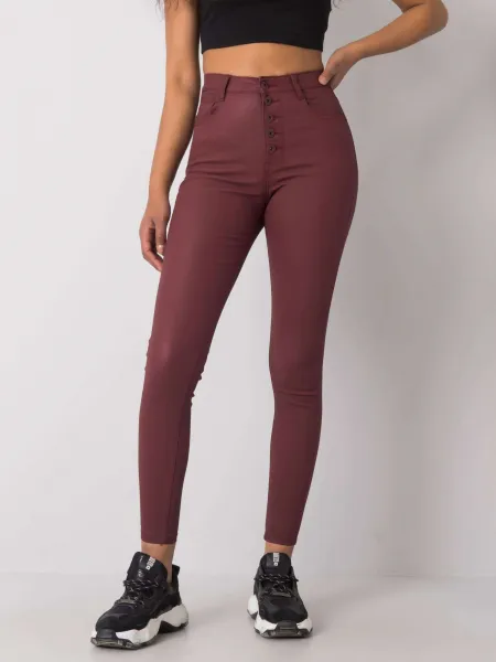 Trousers-EM-SP-F663.50P-burgundy