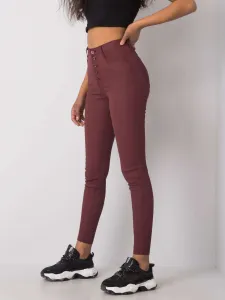 Trousers-EM-SP-F663.50P-burgundy