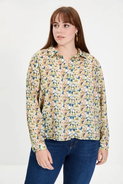 Dámska košeľa Trendyol Multicolored
