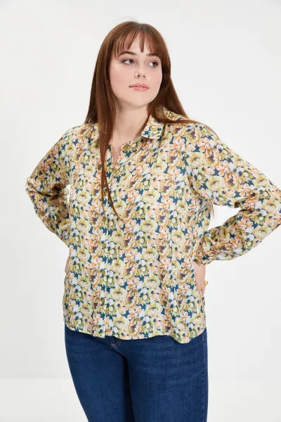 Dámska košeľa Trendyol Multicolored