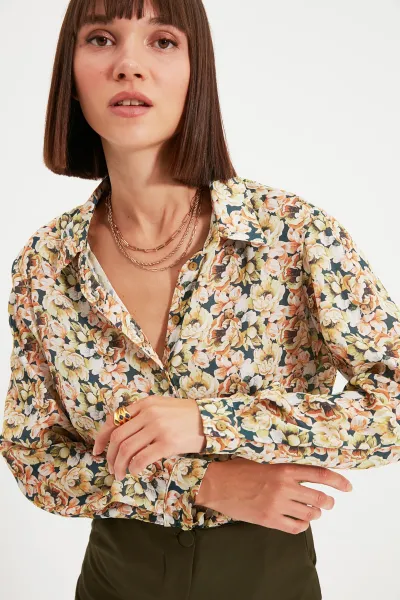 Dámska košeľa Trendyol Multicolored