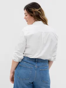 GAP Biela dámska košeľa perfect shirt