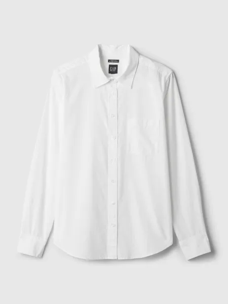 GAP Biela dámska košeľa perfect shirt