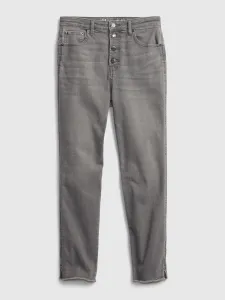 Šedé dievčenské rifle GAP sky high skinny ankle
