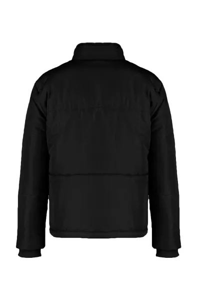 Trendyol čierny pánsky regular fit nafúknutý kabát.