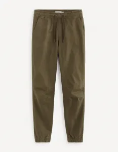 Kaki pánske nohavice Celio