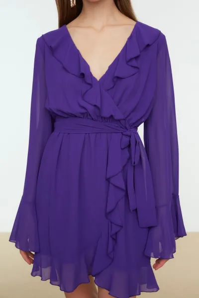 Dámske šaty Trendyol Chiffon