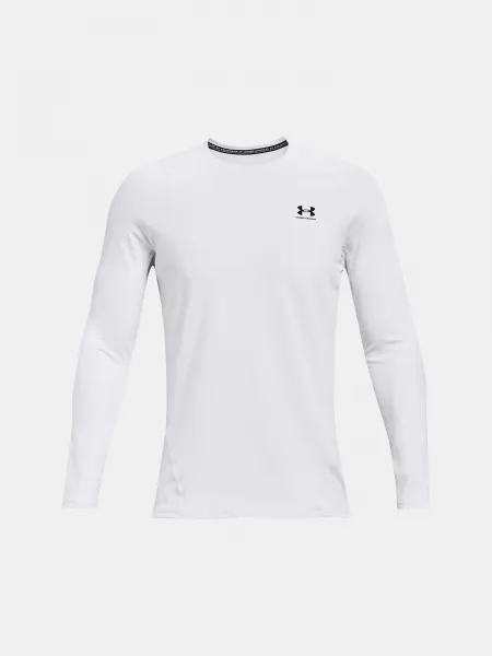 Biele športové tričko Under Armour UA CG Armour Fitted Crew