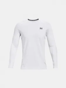Biele športové tričko Under Armour UA CG Armour Fitted Crew