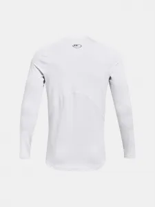 Biele športové tričko Under Armour UA CG Armour Fitted Crew