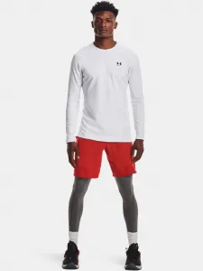 Biele športové tričko Under Armour UA CG Armour Fitted Crew