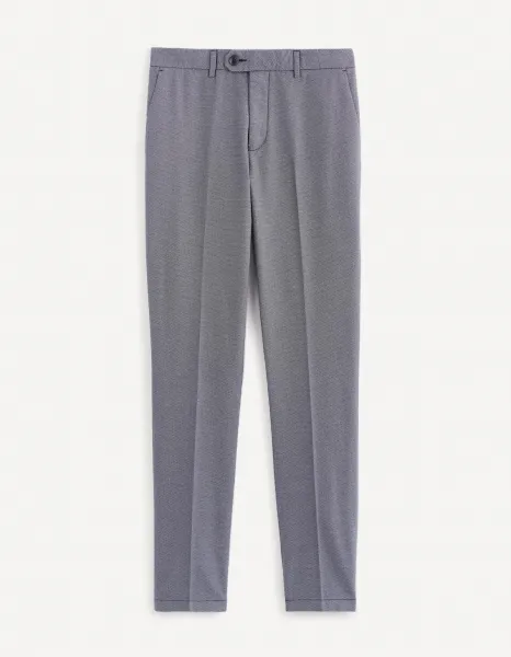 Šedé chino nohavice Celio Rouan