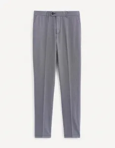 Šedé chino nohavice Celio Rouan
