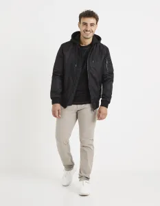 Krémové pánske chino nohavice Celio Tocharles