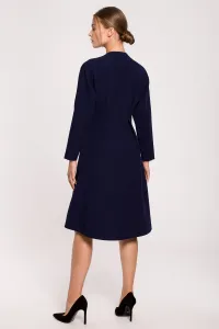 Stylove Dámske šaty S280 Námornícka modrá