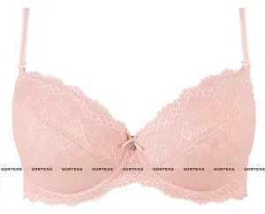 Women's classic push-up bra Scarlet / B1 - powder pink