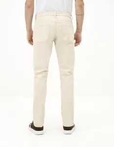 Krémové straight fit rifle Celio Jopry