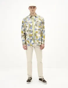 Krémové straight fit rifle Celio Jopry