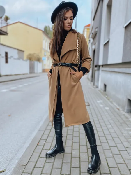 Dámsky kabát ROKKI ťava Dstreet