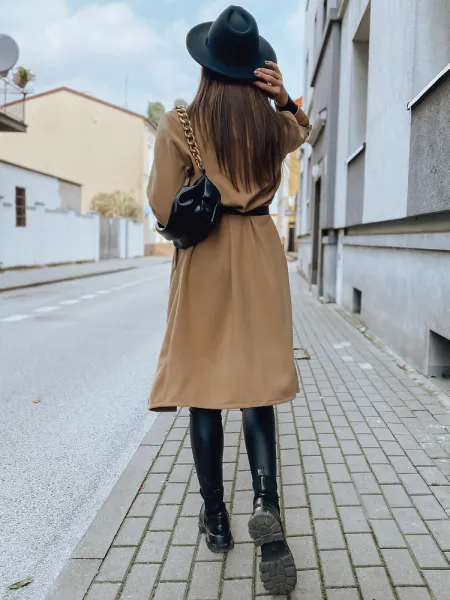 Dámsky kabát ROKKI ťava Dstreet