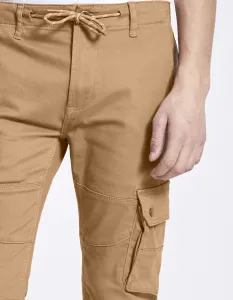 Béžové nohavice Celio Nolyte
