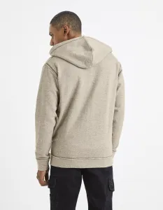 Svetlošedá basic mikina Celio Vemoulino
