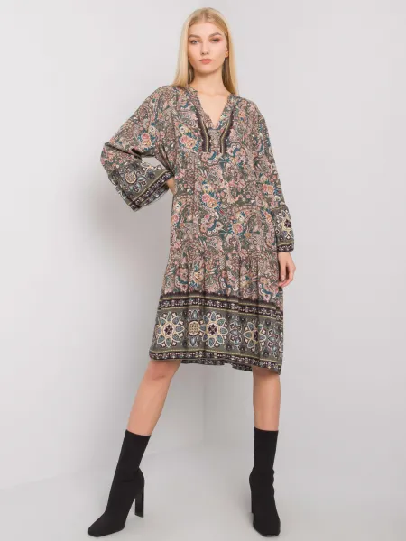 Dress-TW-SK-BI-5S0118B.25-khaki