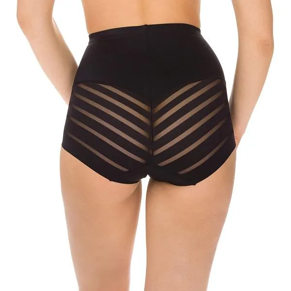 DIM DIAMS CONTROL HIGH WAIST MIDI - Dámske formujúce nohavičky s vysokým pásom - čierna