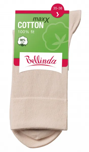Bellinda 
COTTON MAXX LADIES SOCKS - Dámske bavlnené ponožky - biela