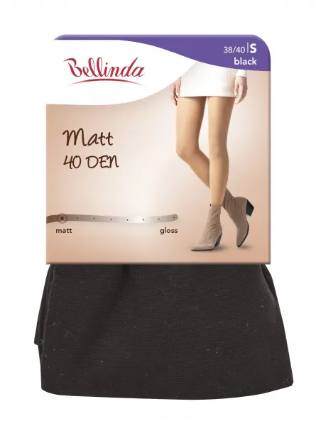 Dámske silonové pančuchy Bellinda čierne (225440-0094) S