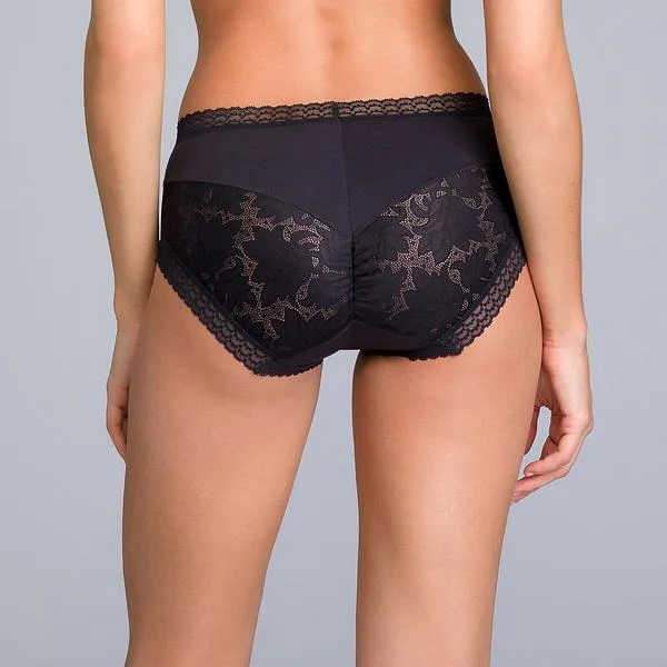 PLAYTEX MIDI BRIEF - Dámske čipkované nohavičky - čierna