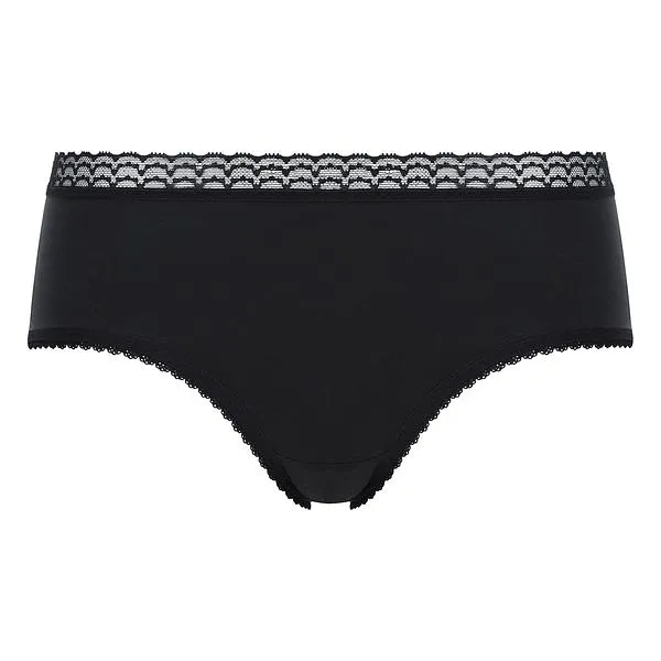 PLAYTEX MIDI BRIEF - Dámske čipkované nohavičky - čierna