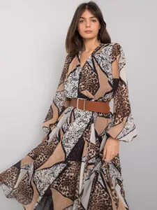 Dress-LC-SK-22K-3038.78P-Black-Beige