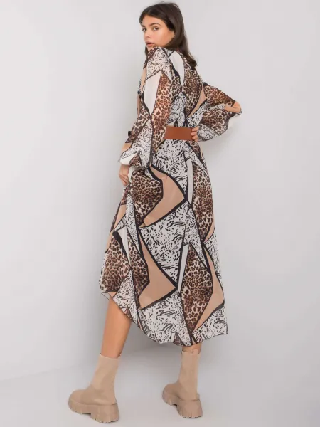 Dress-LC-SK-22K-3038.78P-Black-Beige