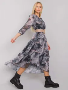 Dress-LC-SK-22K-3062-4.17P-Grey-Black