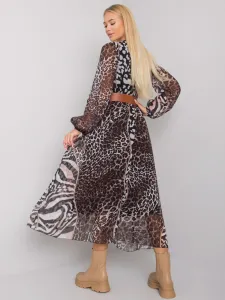 Dress-LC-SK-22K-3038-2.80P-Black-Beige