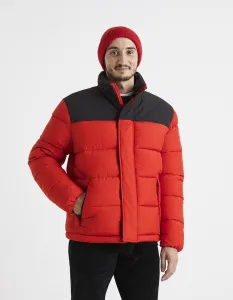 CELIO VUELECTRA Pánska bunda, červená, veľkosť