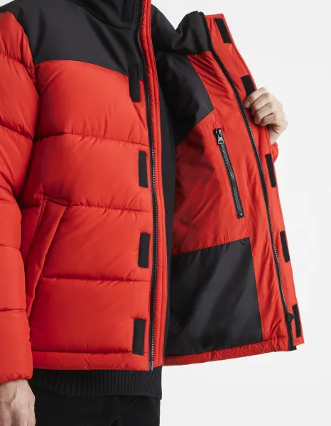 CELIO VUELECTRA Pánska bunda, červená, veľkosť
