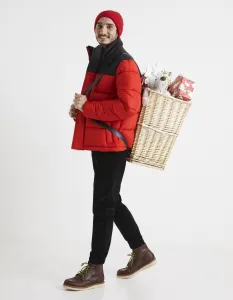 CELIO VUELECTRA Pánska bunda, červená, veľkosť