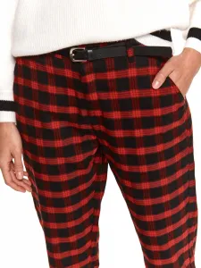 Dámske nohavice Top Secret Checkered