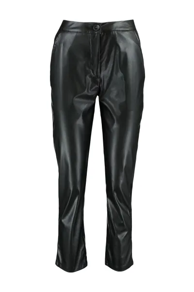 Dámske nohavice Trendyol Faux Leather