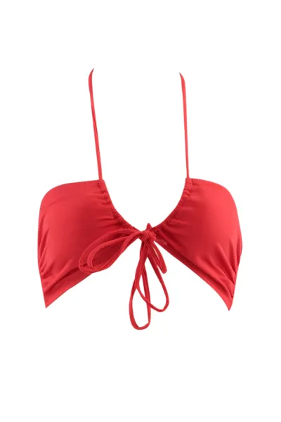 Bikiny vrchný diel Trendyol Tie detailed