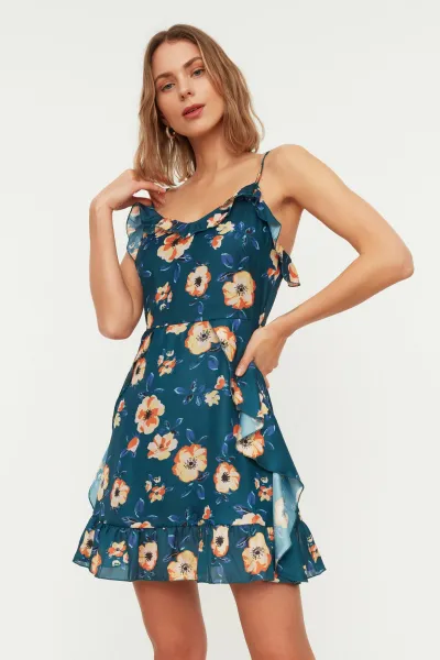 Dámske šaty Trendyol Floral