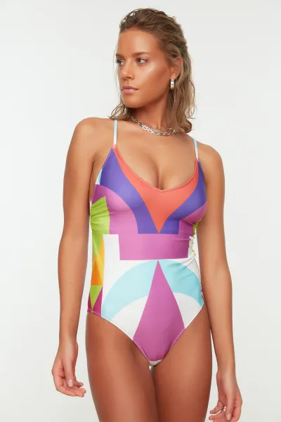 Dámske plavky Trendyol Multicolored