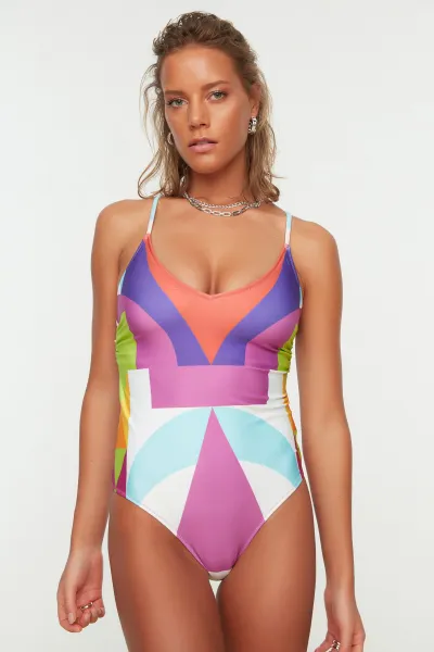 Dámske plavky Trendyol Multicolored