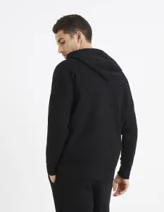 Mikiny s kapucou pre mužov Celio - čierna