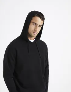 Mikiny s kapucou pre mužov Celio - čierna