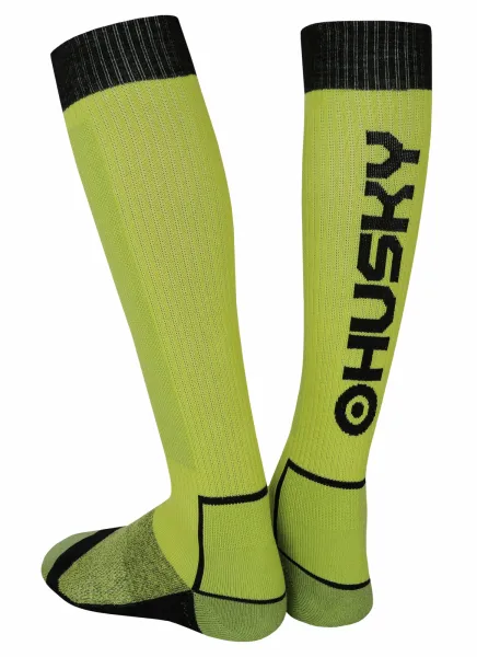 HUSKY Snow Wool socks green/black
