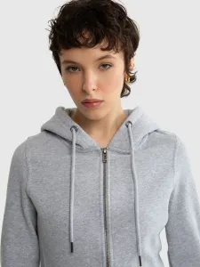 Big Star Dámska mikina na zips Sweat 171493 Black-901